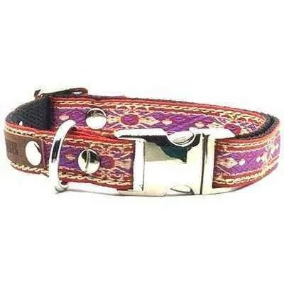 Opulent Paws Personalised Cotton Couture Dog Collar-1